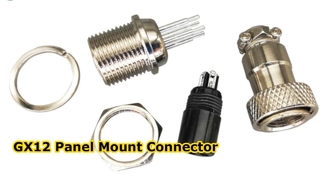 GX12 GX16 GX20 GX 25 Υποδοχές βύσμα και πρίζα αεροπορίας