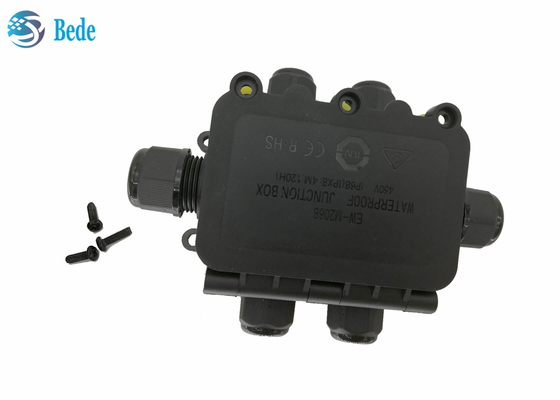IP68 αδιάβροχο συνδέσεων πλαίσιο 6 κανάλι 450V καλωδίωσης καλωδίων κιβωτίων στεγανό υπαίθριο