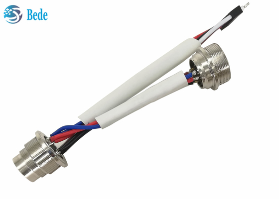 22AWG AISG εσωτερικό μουσκεύει το αρσενικό καλωδίων ελέγχου στο θηλυκό με τα τερματικά Customzed
