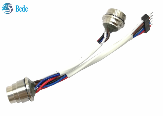 22AWG AISG εσωτερικό μουσκεύει το αρσενικό καλωδίων ελέγχου στο θηλυκό με τα τερματικά Customzed