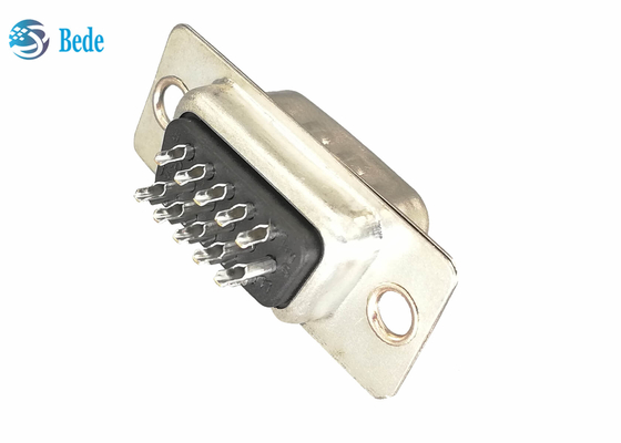 BEDE Δ υπο- Connetor 15 υπο- DB 15 αρσενικός τύπος 5A Δ καρφιτσών συγκόλλησης Connetors