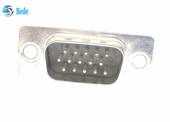 BEDE Δ υπο- Connetor 15 υπο- DB 15 αρσενικός τύπος 5A Δ καρφιτσών συγκόλλησης Connetors