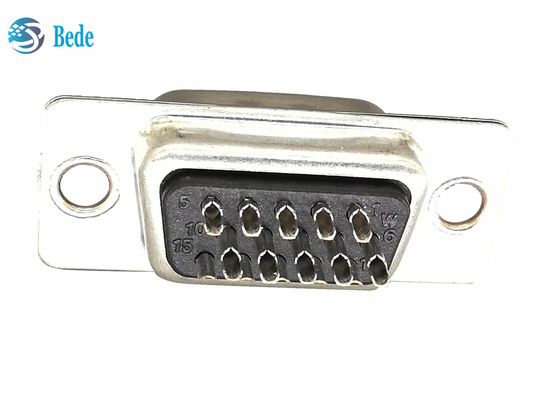 BEDE Δ υπο- Connetor 15 υπο- DB 15 αρσενικός τύπος 5A Δ καρφιτσών συγκόλλησης Connetors