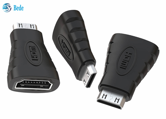 Καλυμμένος χρυσός μίνι μετατροπέας HDMI, ένα θηλυκό στο μίνι αρσενικό προσαρμοστή HDMI
