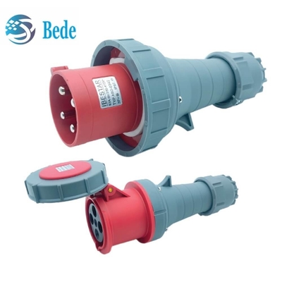Ανθεκτικοί υψηλού ρεύματος 63A / 125 Amp Βιομηχανικές πρίζες και πρίζες 3P + E IP67
