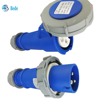 Μία φάση 3pin βιομηχανική πρίζα - με πρότυπο ICE60309 220 ~ 250V 32Amp
