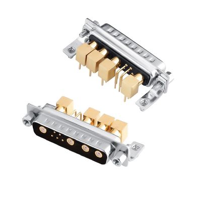 D-Sub Mixed Coaxial Connector RF / Power Righ Angle Conecector 9W4 για PCB