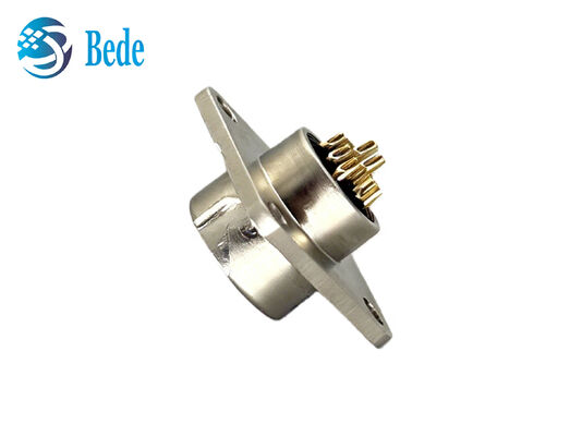 CM10 10Pins DDK Square Flange IP67 Αδιάβροχος κυκλικός σύνδεσμος με τερματισμό συγκόλλησης