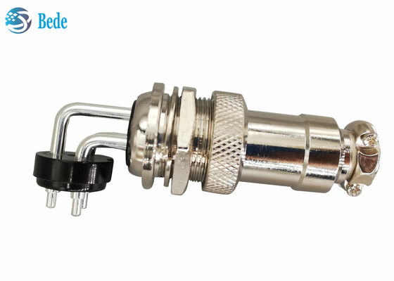 GX 20 2 3 4 Pin αεροπορικό συνδετήρα αγκώνα αρσενικό και ίσιο θηλυκό κιτ συνδετήρα τοποθέτησης πάνελ