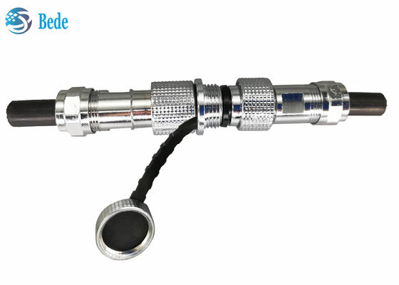 Χάλκινο κέλυφος M12 Aviation Connector IP68 Στυλ σύνδεσης καλωδίου σε καλώδιο 2~7 Pin